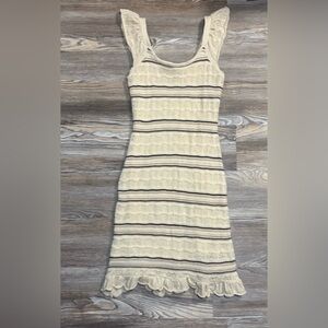 Women's Freshman 1996 Crochet Dress - M